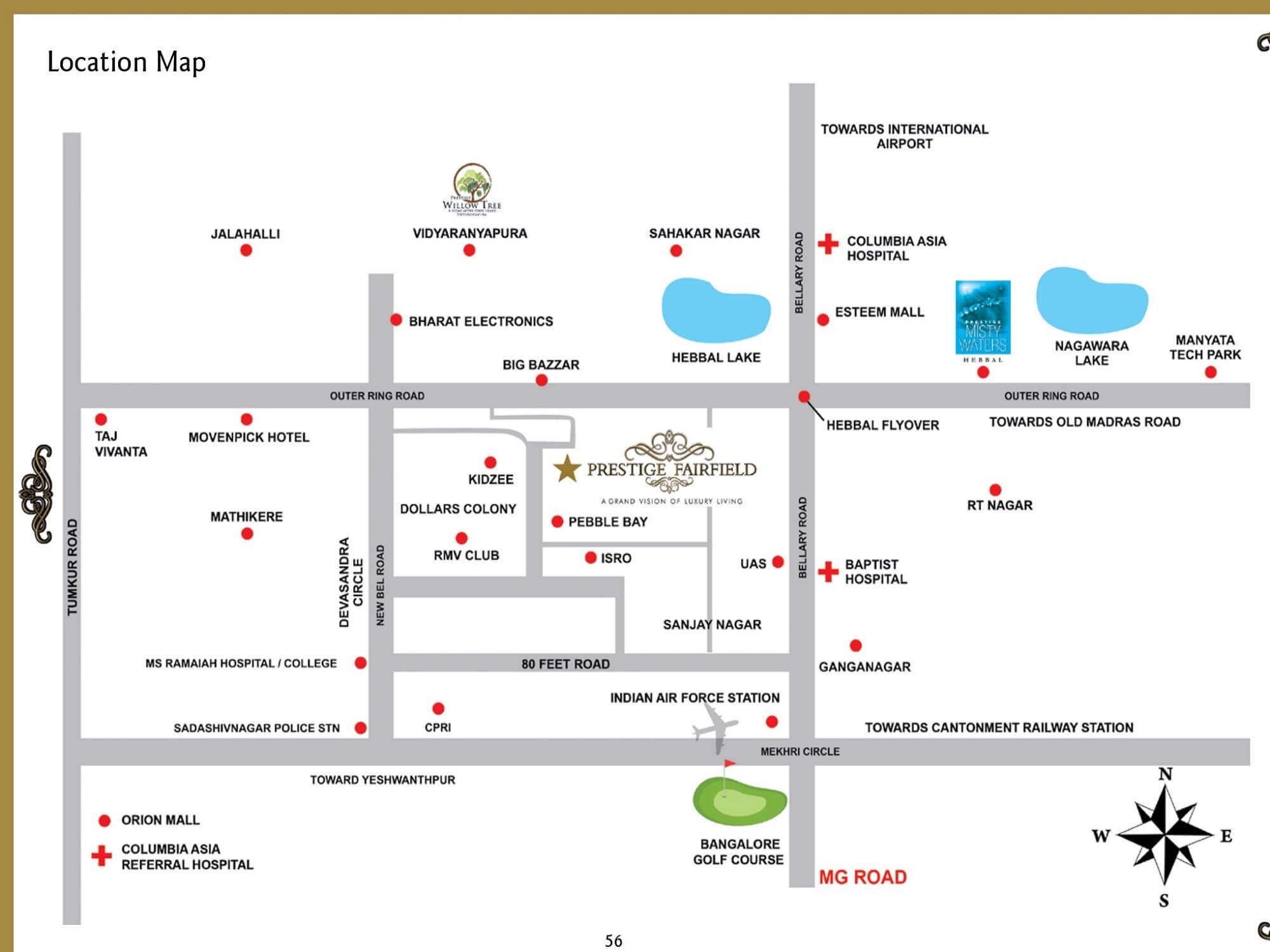Prestige Fairfield-Location
